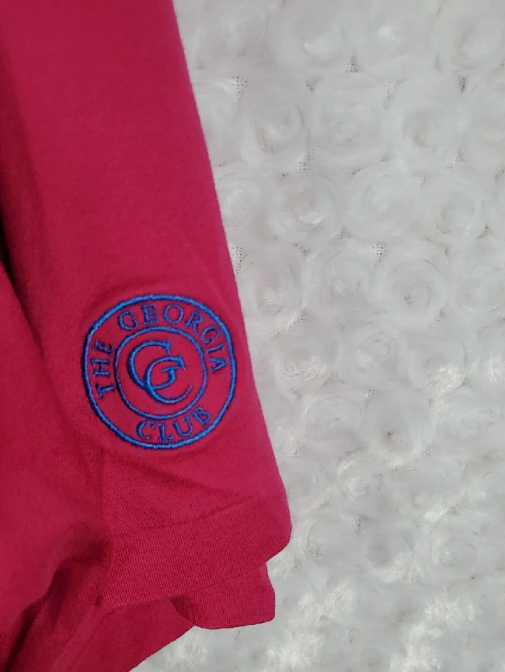 Polo by Ralph Lauren Men’s Hot Pink Short-Sleeve Golf Polo with The Georgia Club